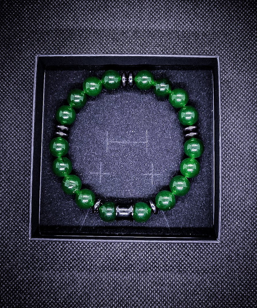 Men's 10mm Chrysoccolla Stretch Bracelet