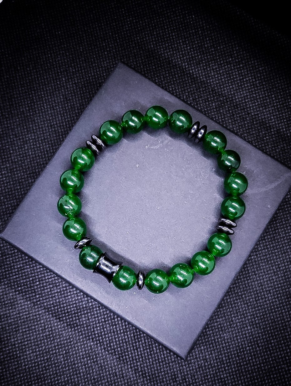 Men's 10mm Chrysoccolla Stretch Bracelet