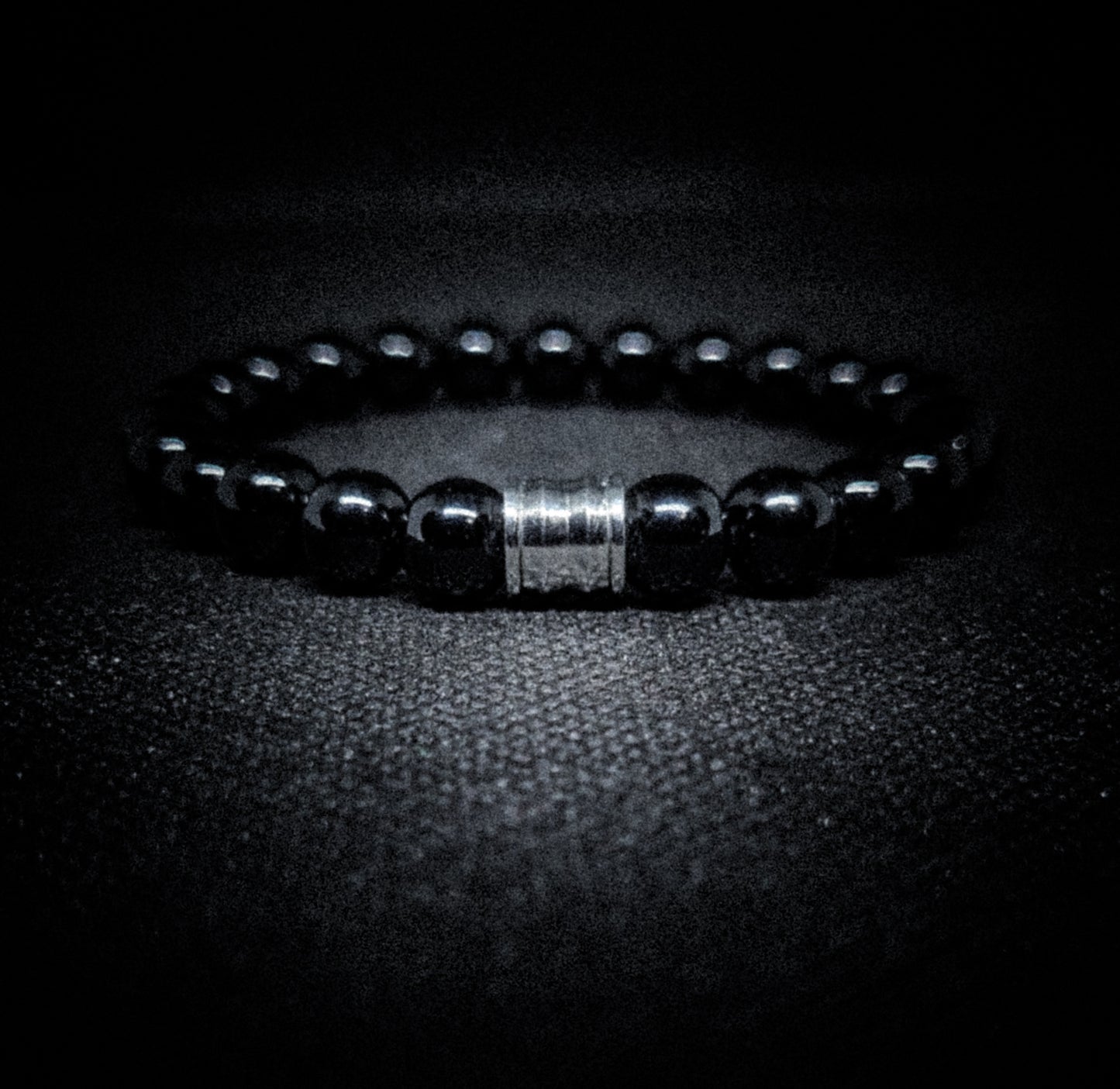 Men's/Women's Malachite Stainless Steel Stretch Bracelet