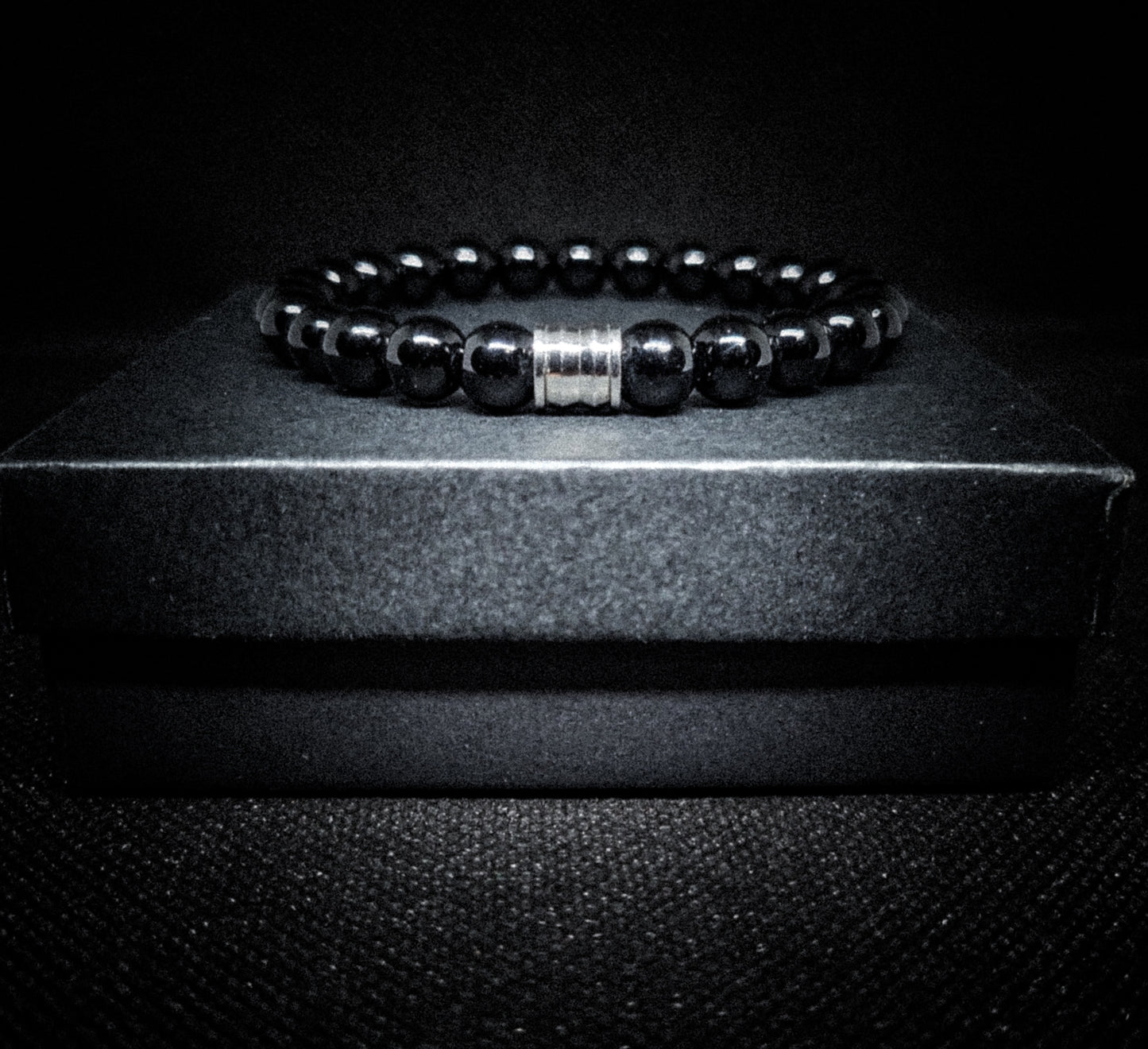 Men's/Women's Malachite Stainless Steel Stretch Bracelet