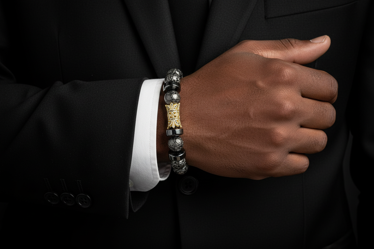 Lava Rock Bracelet