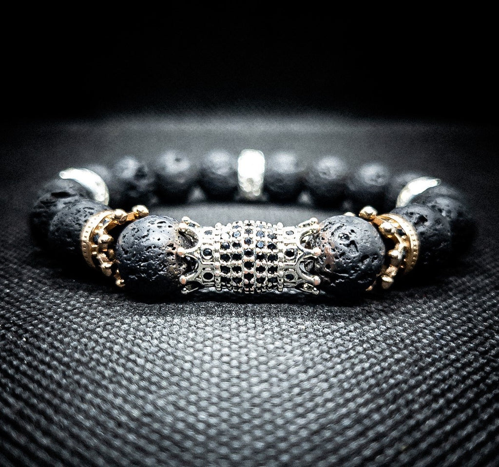 Volcanic Rock Stretch Bracelet