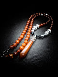 Red Agate Clasps Necklace