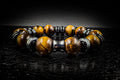 Men’s conquerer 14mm Tigers eye bracelet