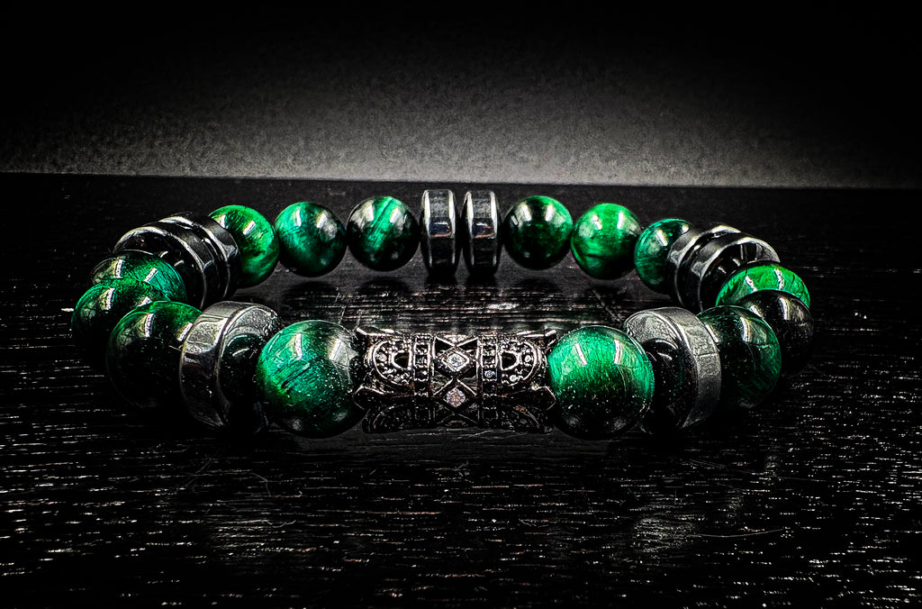 Men's /Women’s 10mm Tiger's Eye Business Bracelet