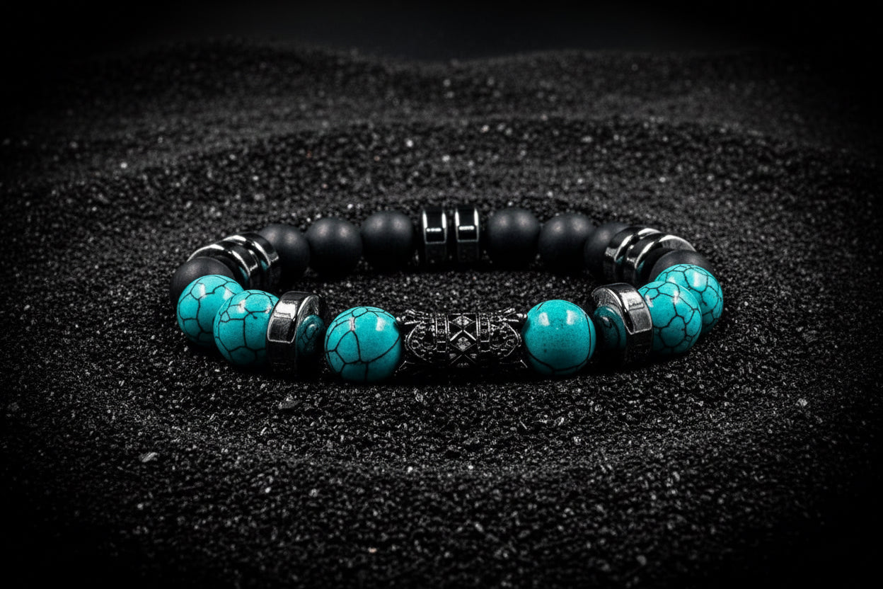 Turquoise bracelet protective calmness