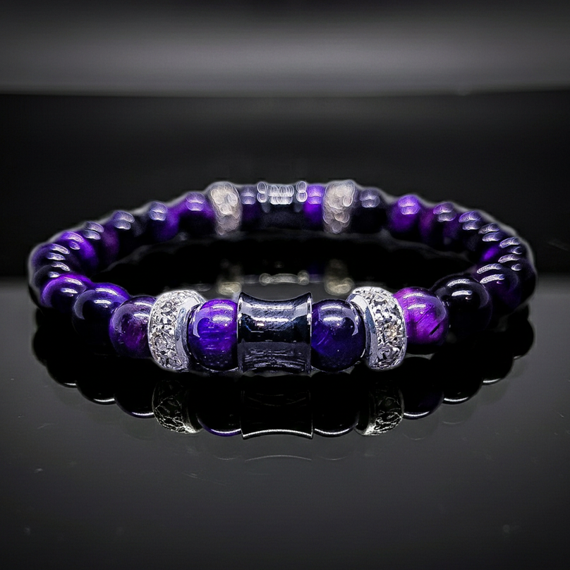 8mm colored Tiger Eye Stretch Bracelet