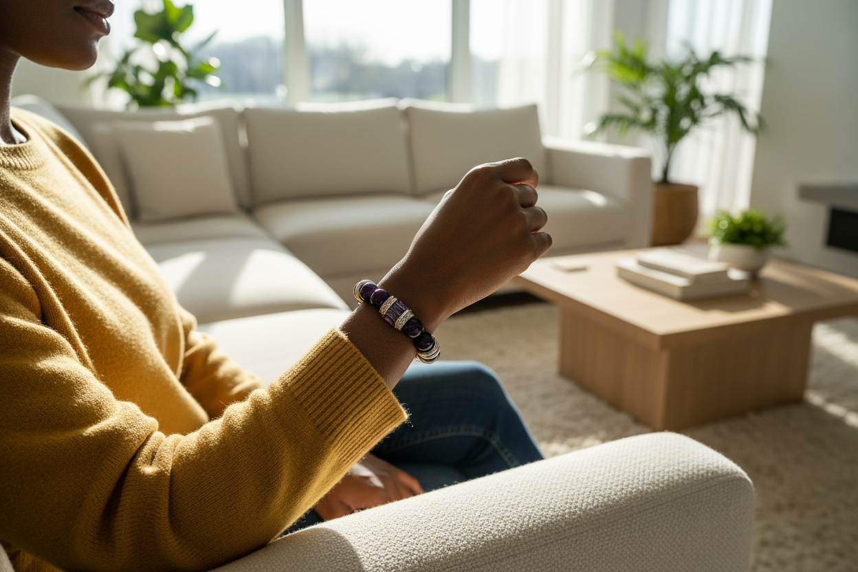 (Tigers Eye)Matte Onyx Bracelet