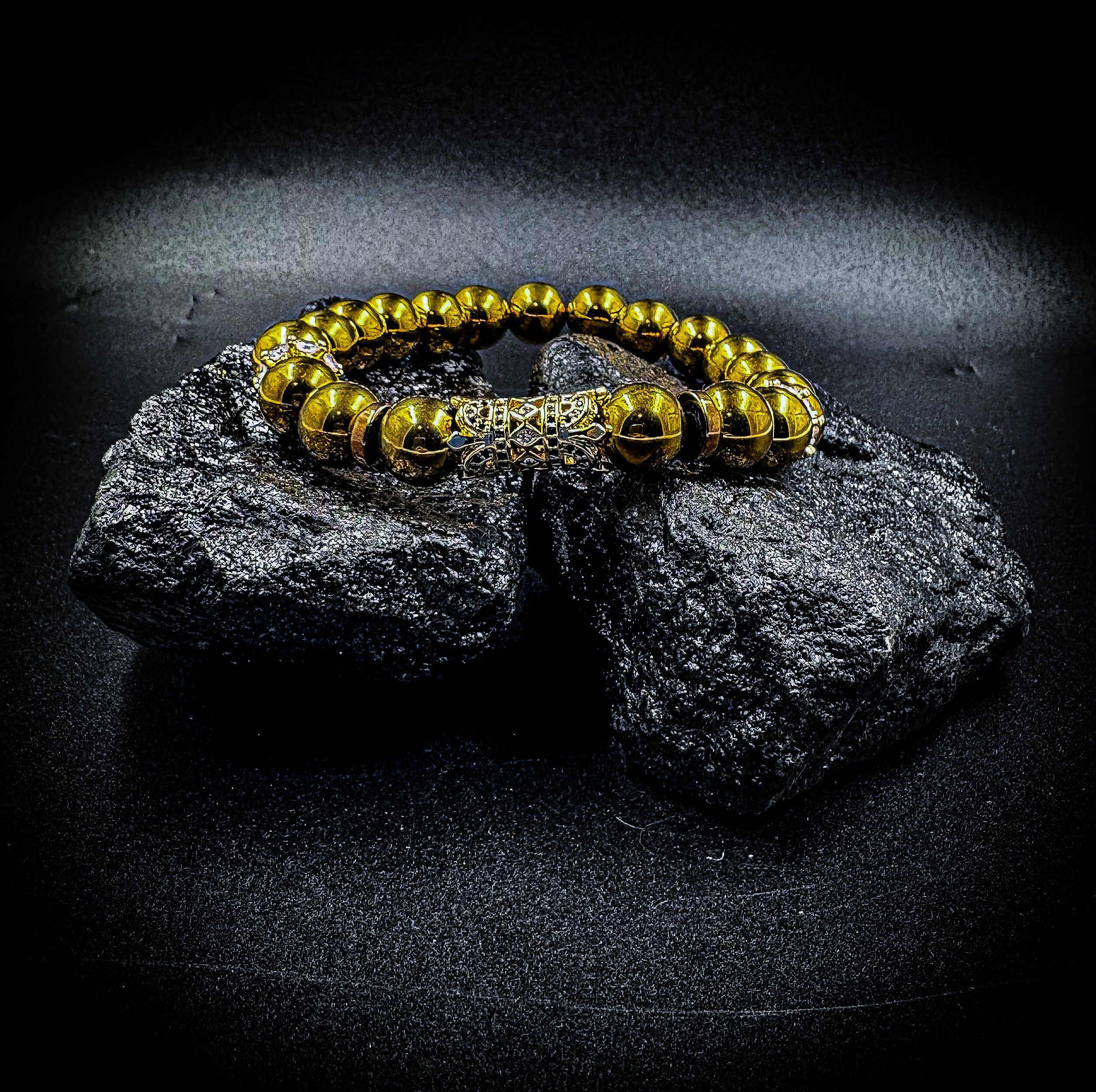 Plated Gold Hematite Full Jewelry Set