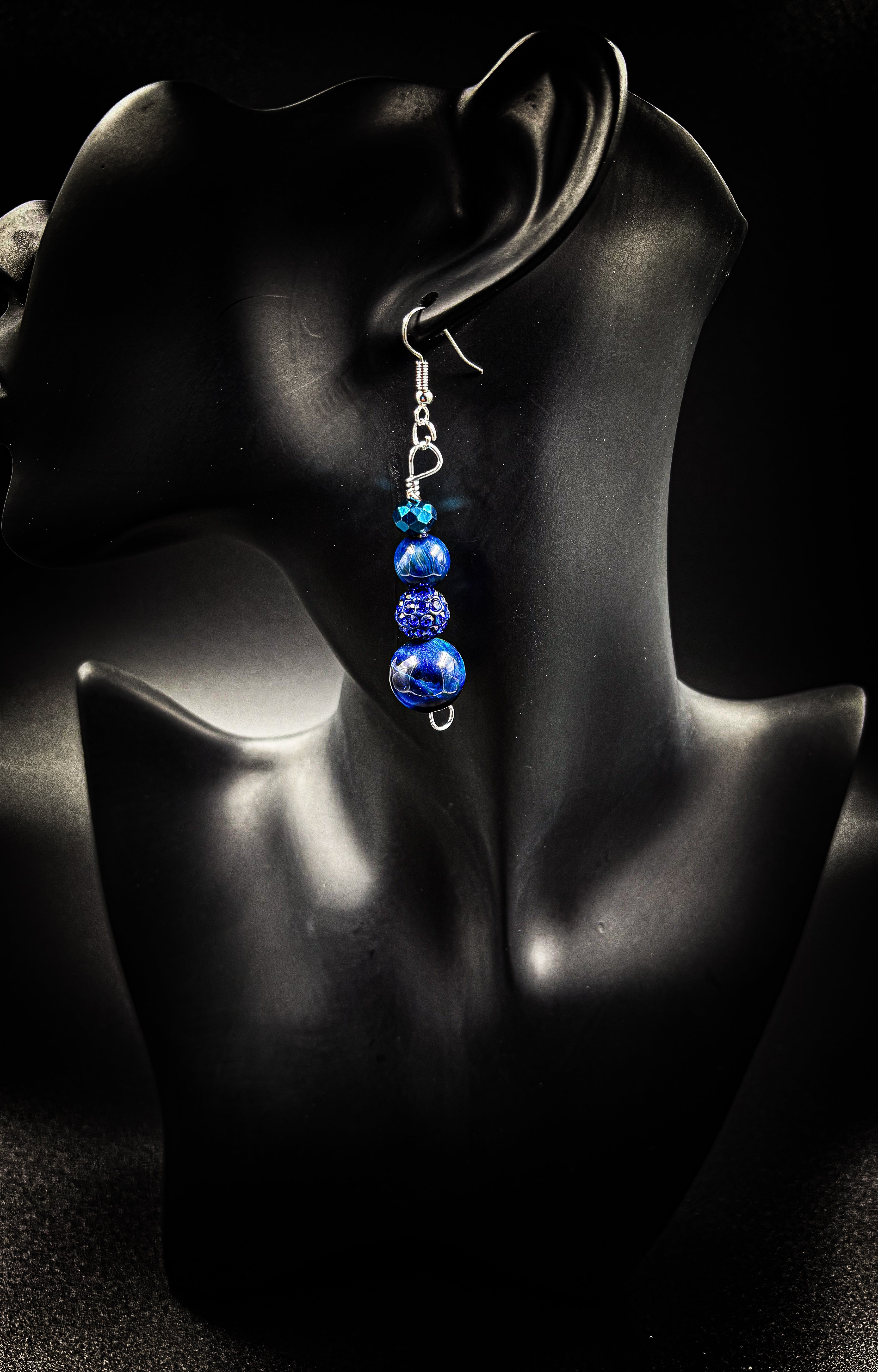 Women’s Blue Tiger’s Eye Earrings