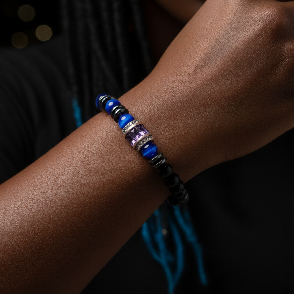 (Obsidian) Cat eye Bracelet