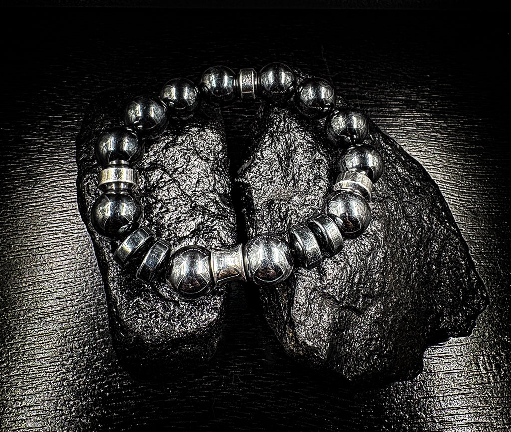 Men,s 14mm Hematite heavy weight