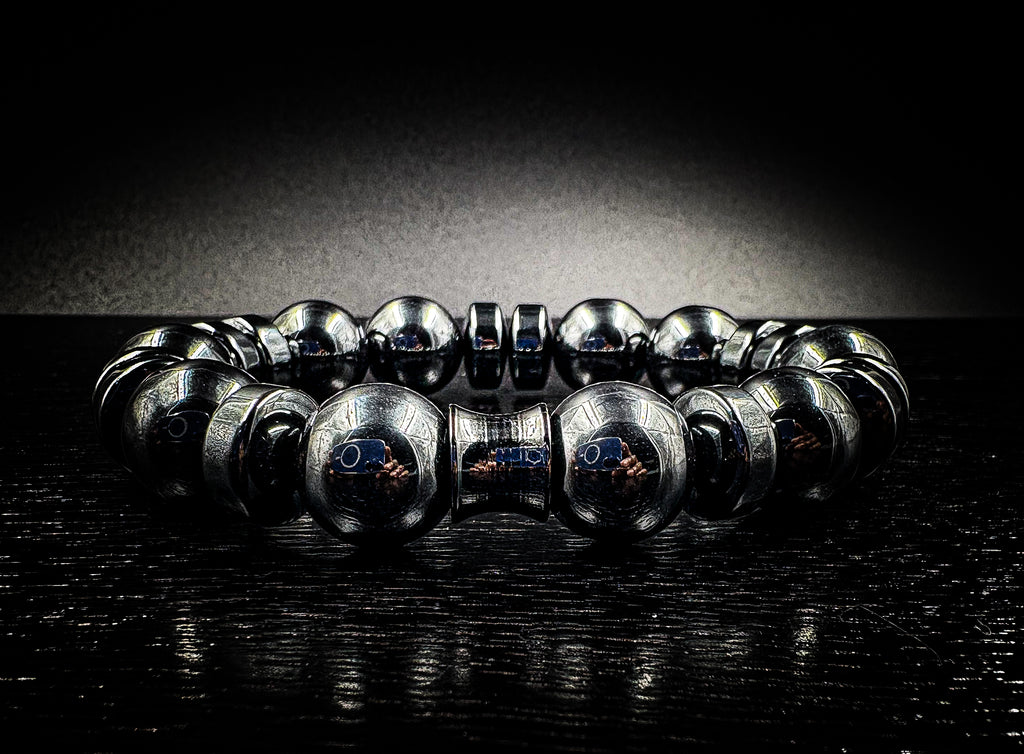 Men’s 14mm Hematite heavy weight version 2