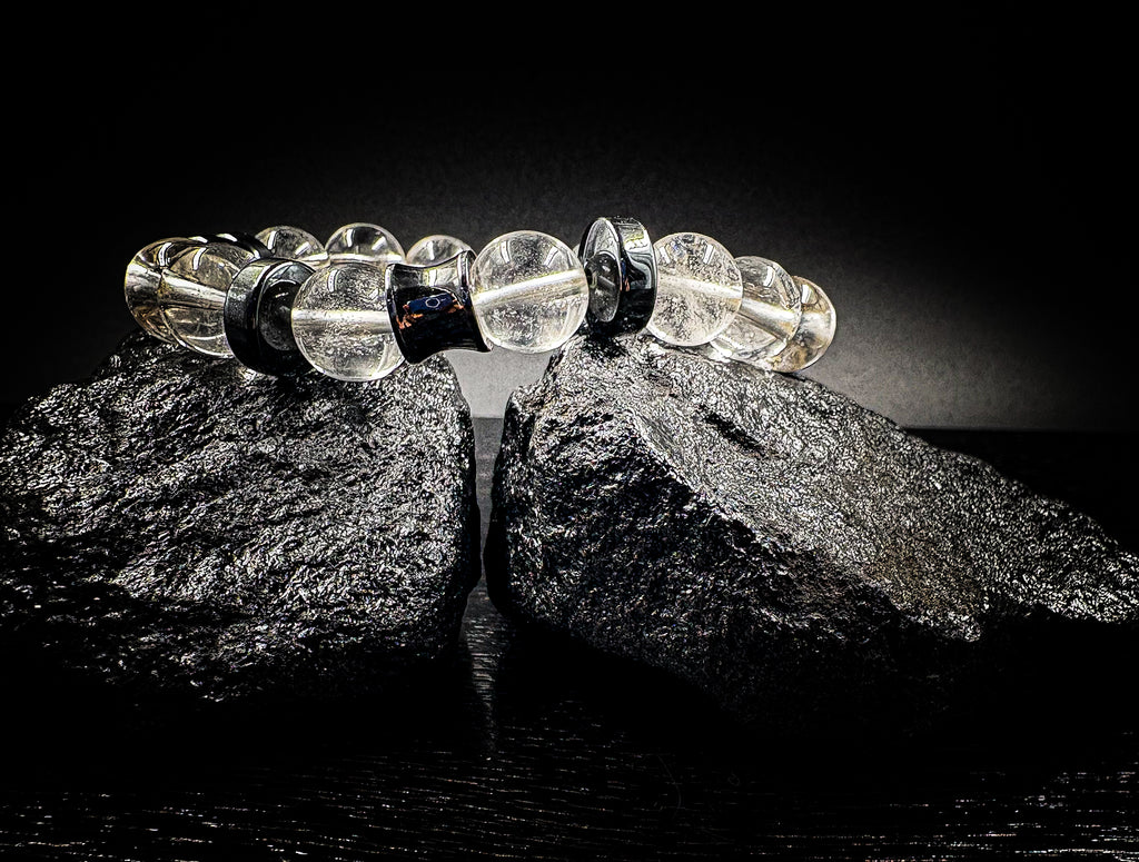 12mm Clear Quartz Bracelet