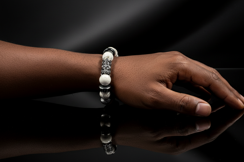 White Howlite Bracelet
