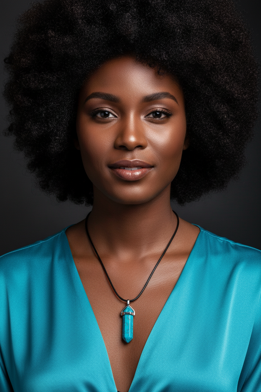 Adjustable Hexagonal pendant necklace (Short Pendant)