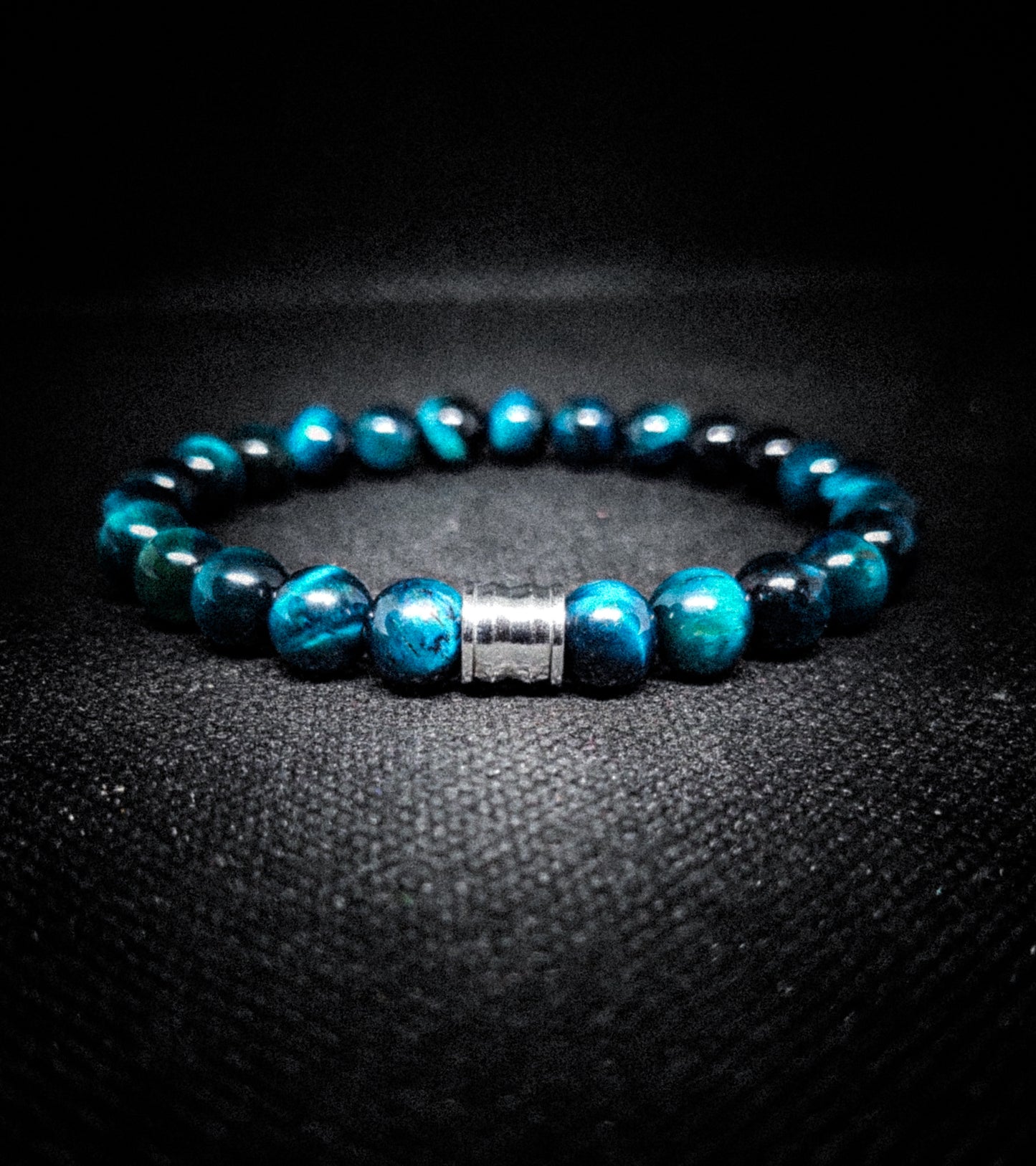 Men's/Women's Malachite Stainless Steel Stretch Bracelet