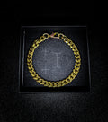 Men's Gold Plated Stainless Steel Chain Bracelet