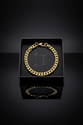 Men's Gold Plated Stainless Steel Chain Bracelet