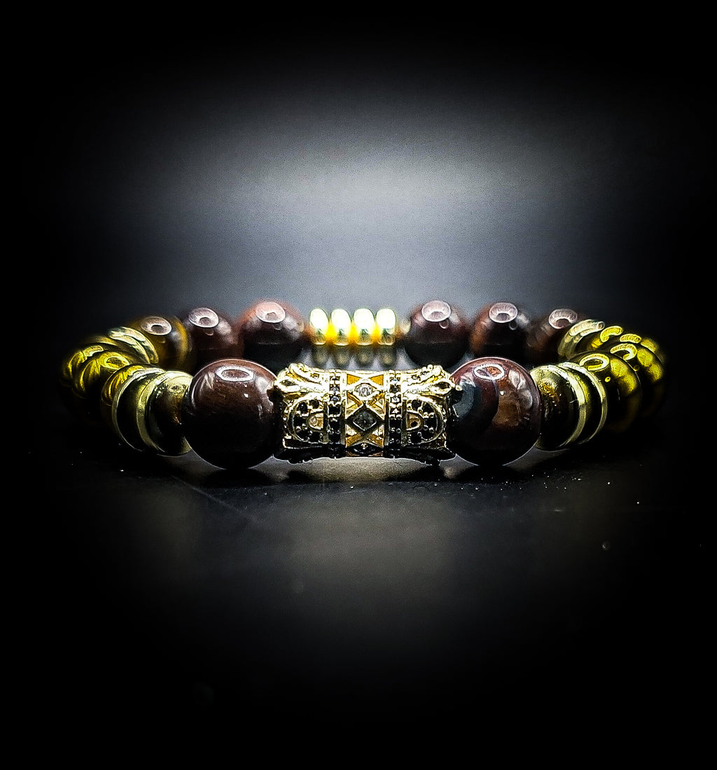 10mm Tiger's Eye Hematite