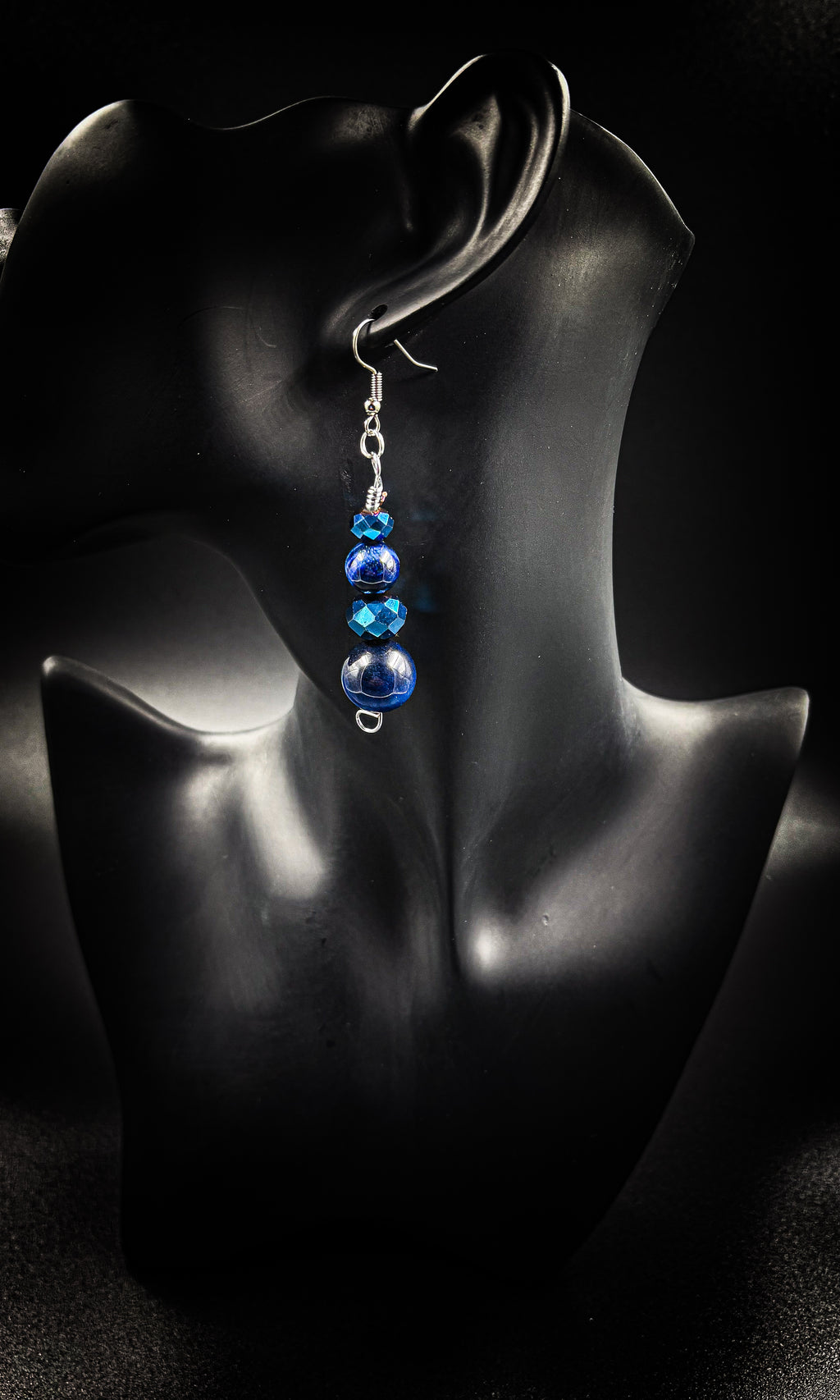 Women’s Blue Tiger’s Eye Earrings