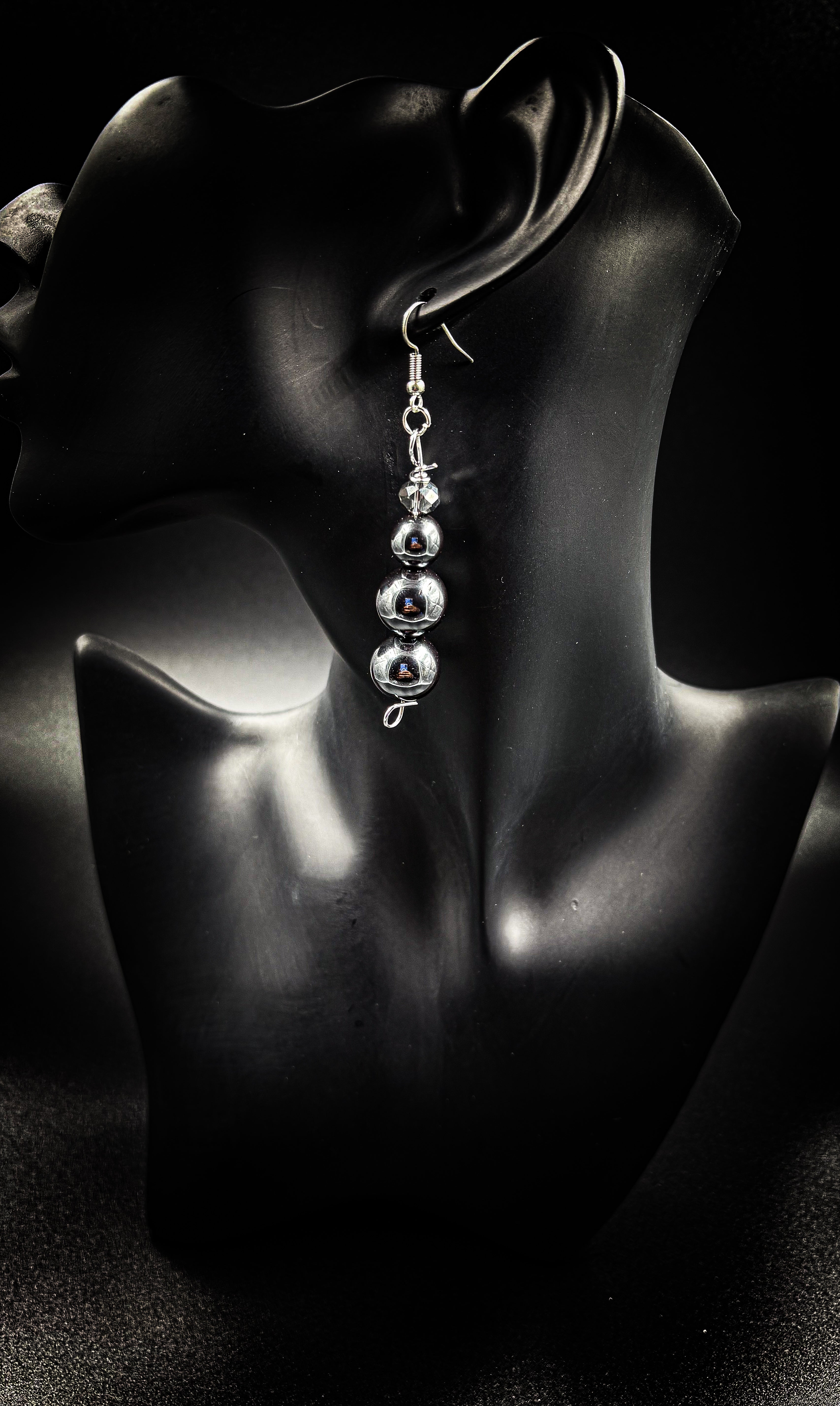 Women's Hematite Earrings