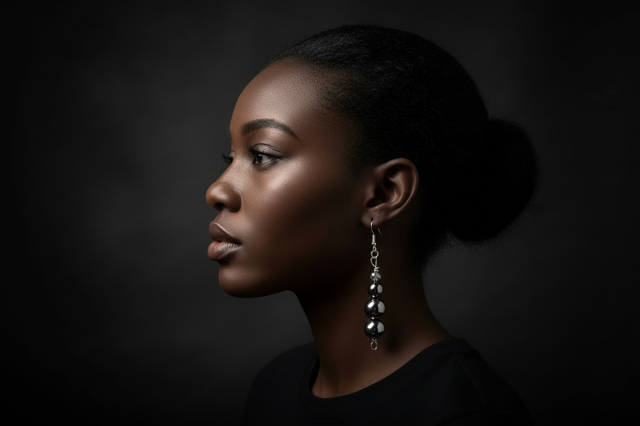 Women's Hematite Earrings