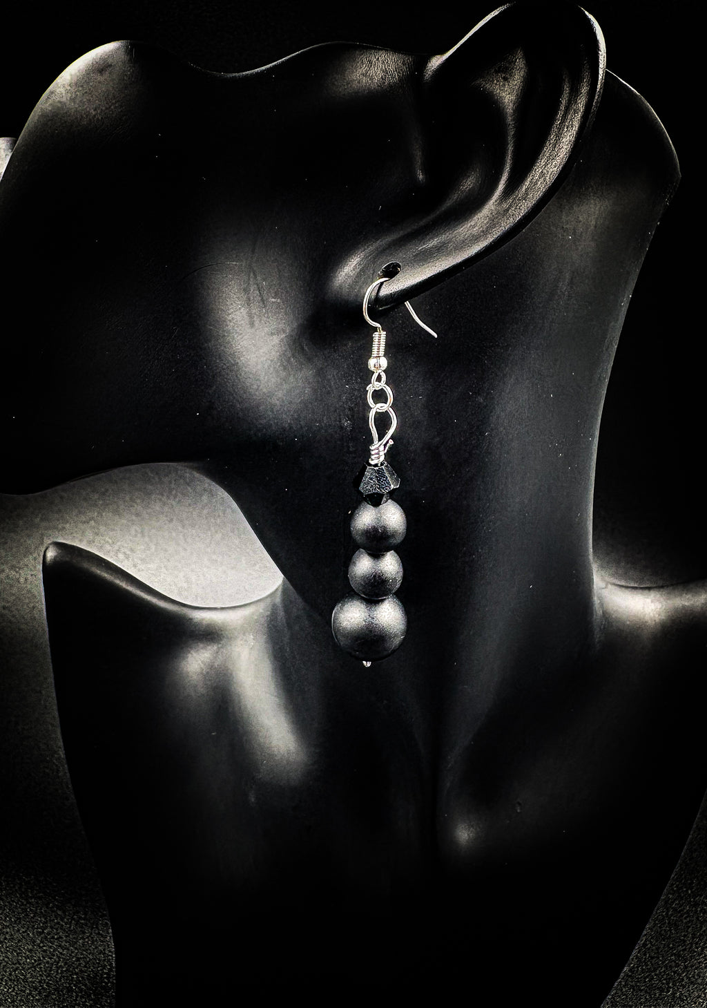 Women’s Matte Onyx Earrings