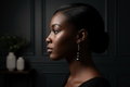 Women’s Matte Onyx Earrings