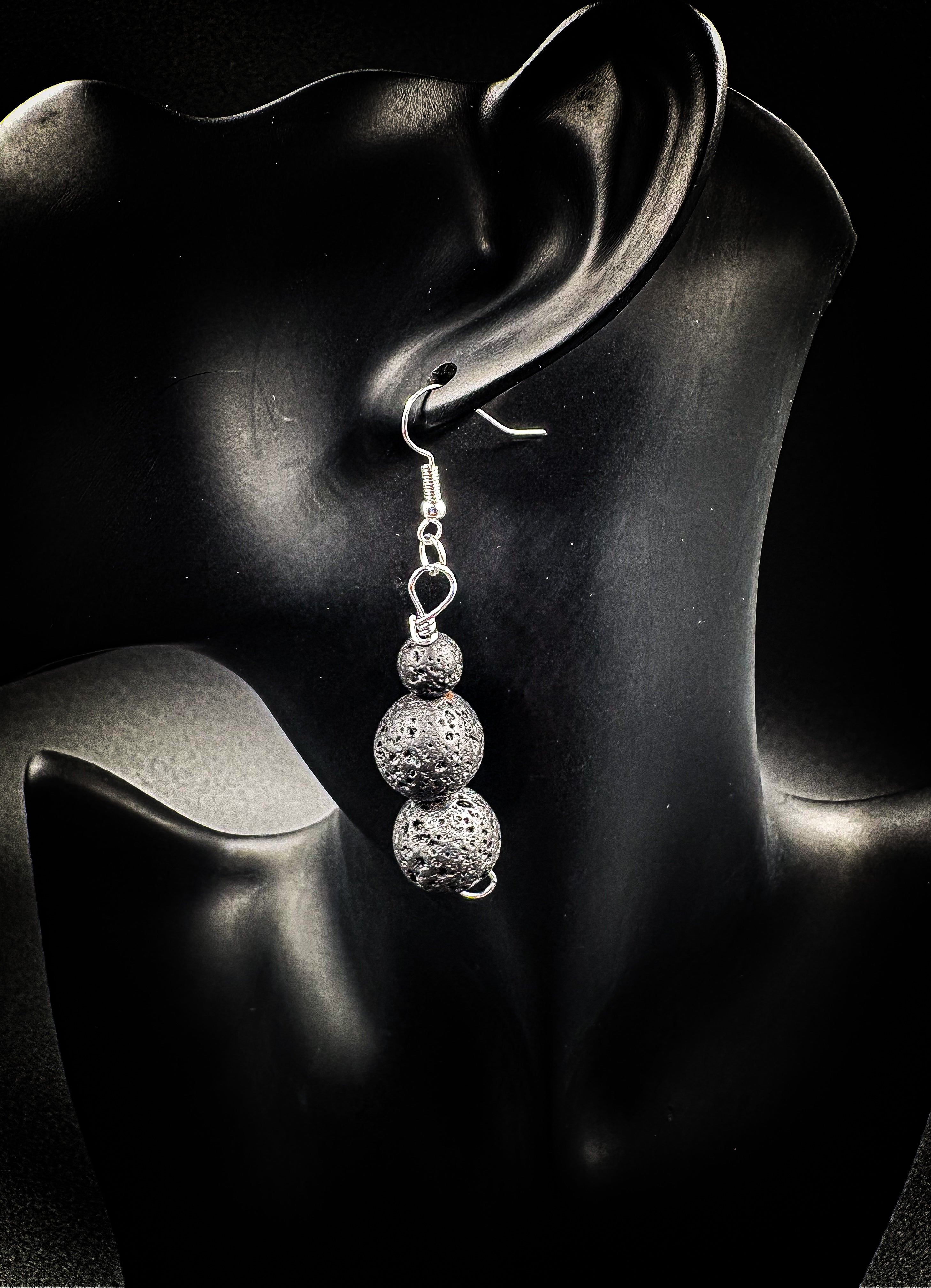 Women’s Lava Rock Earrings