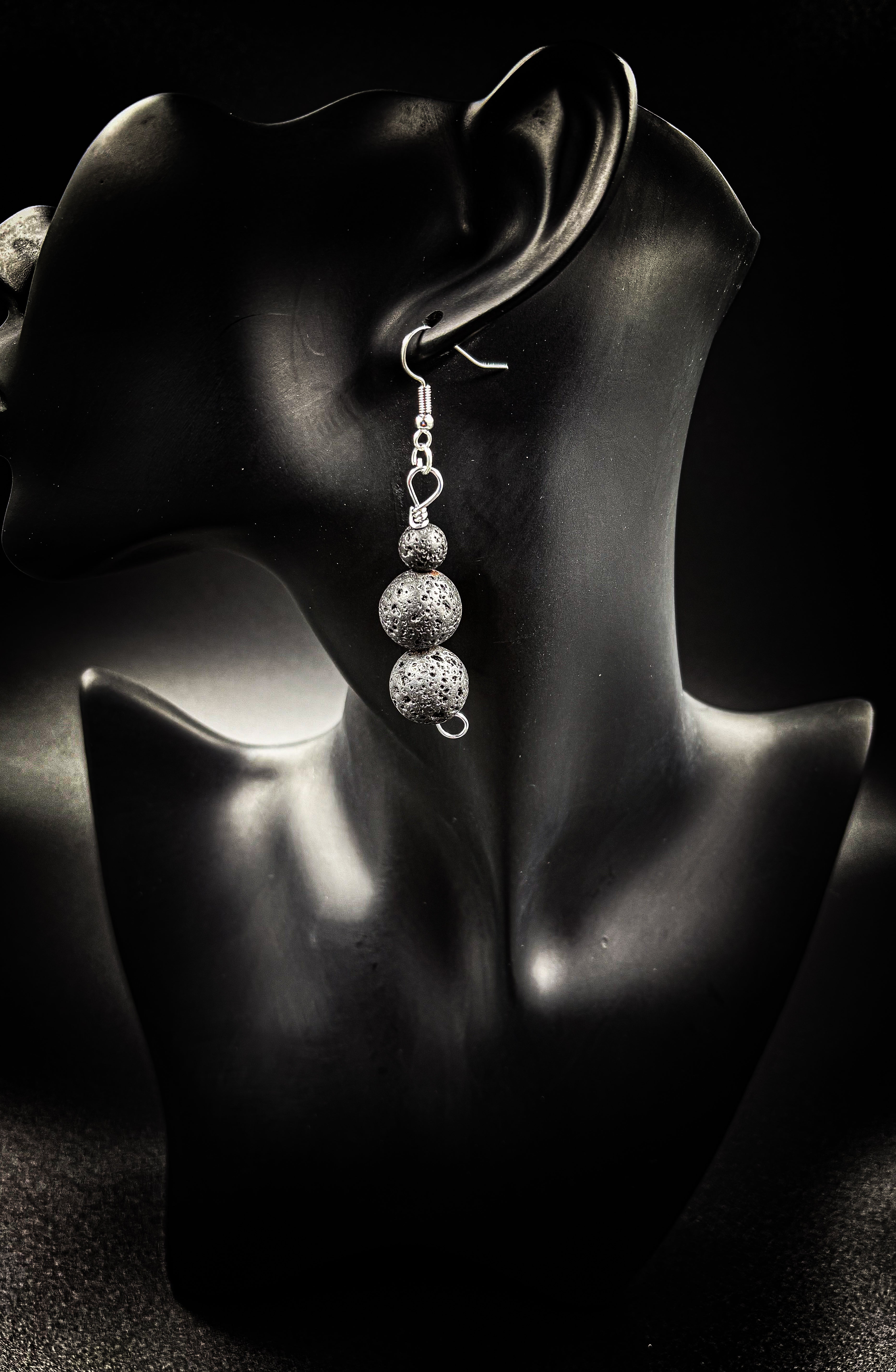 Women’s Lava Rock Earrings