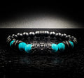 8mm Spiritual Healing Turquoise  Stretch Bracelet