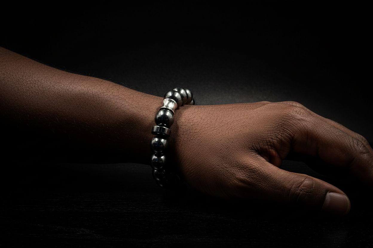 Men’s steadfast Hematite Bracelet