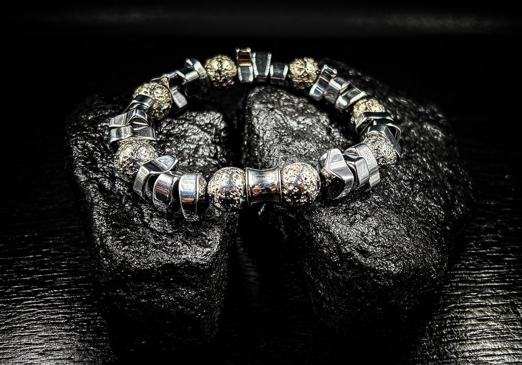 Men's 10mm Volcanic Rock Healing Bracelet
