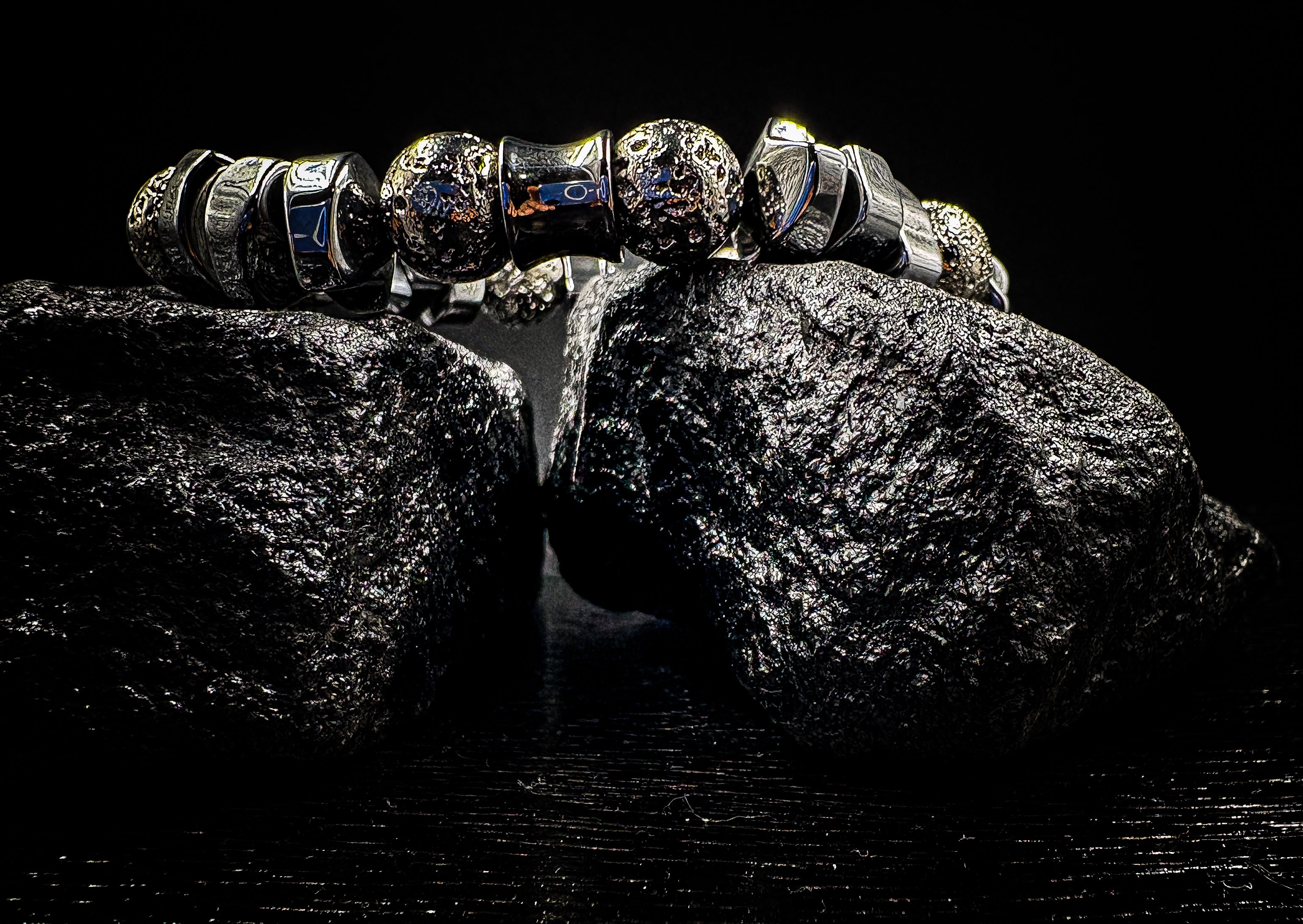 Men's 10mm Volcanic Rock Healing Bracelet