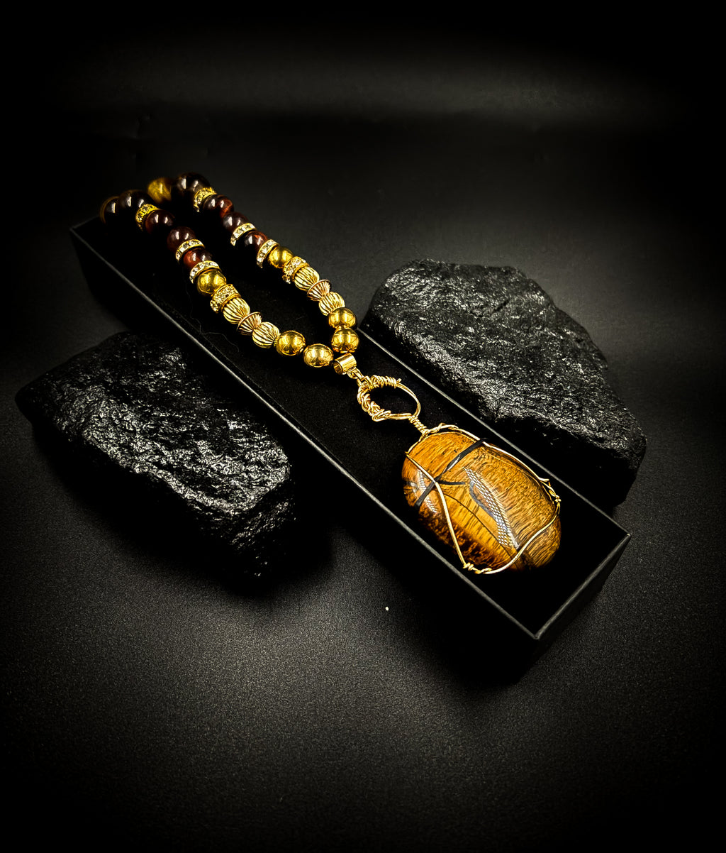 Handmade Tigers Eye Necklace (coming soon)