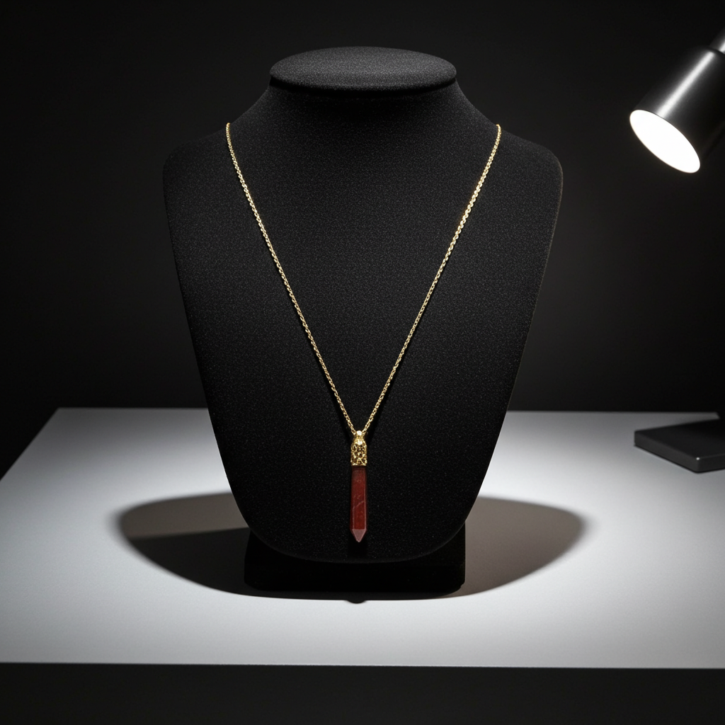 Men's  2x 1.6mm long Hexagonal Gemstone Necklace Chain