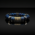 Men’s Earth Grounding 10mm Volcanic Rock Healing Bracelet