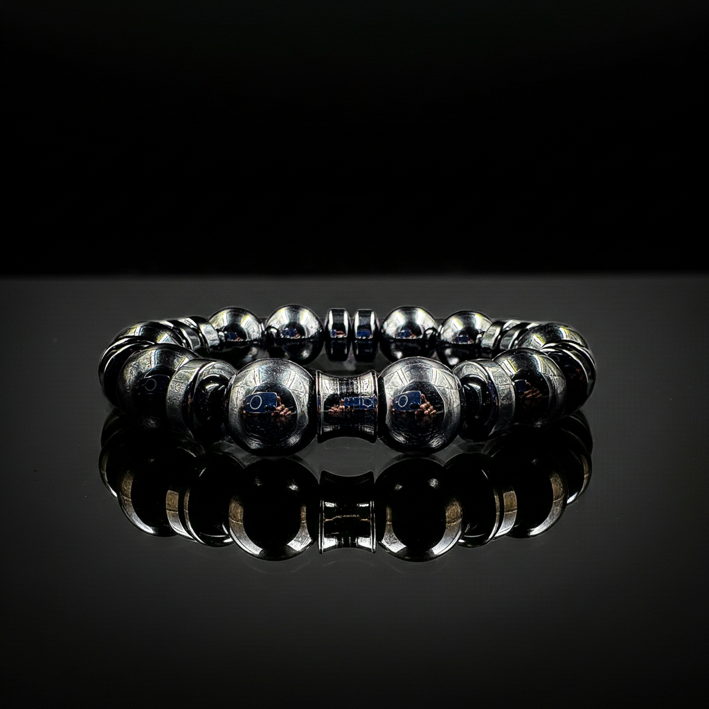 Men’s 14mm Hematite heavy weight version 2
