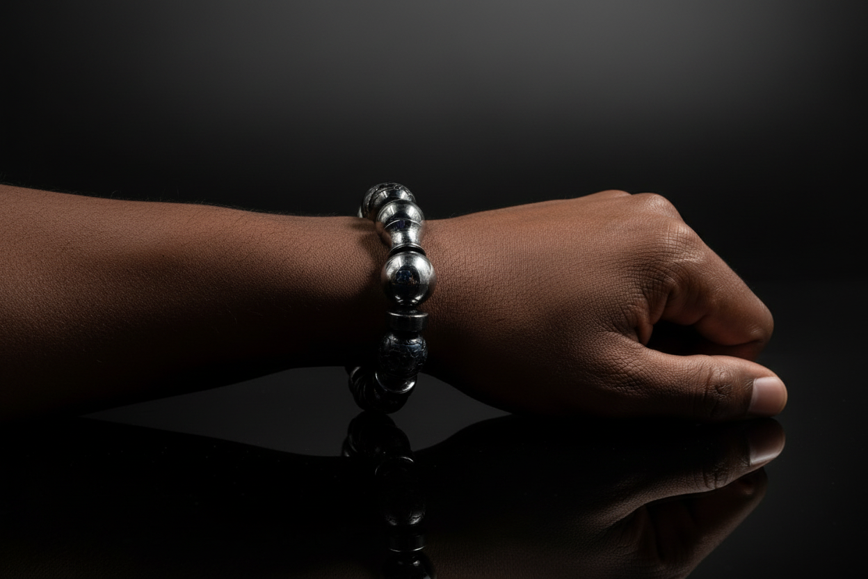 Men’s 14mm Hematite heavy weight version 2