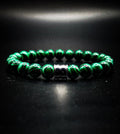 Men's/Women's Malachite Stainless Steel Stretch Bracelet