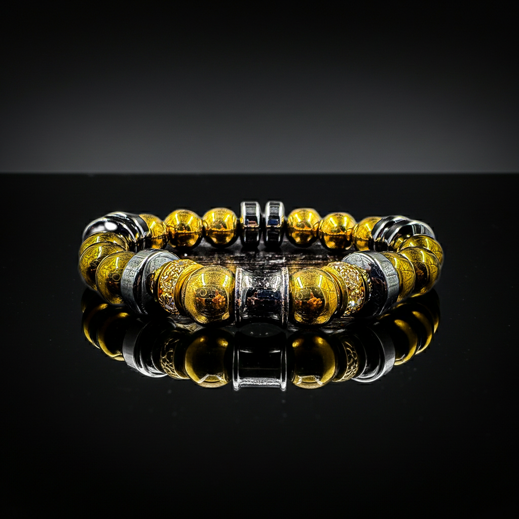 Hematite bracelet, business shine