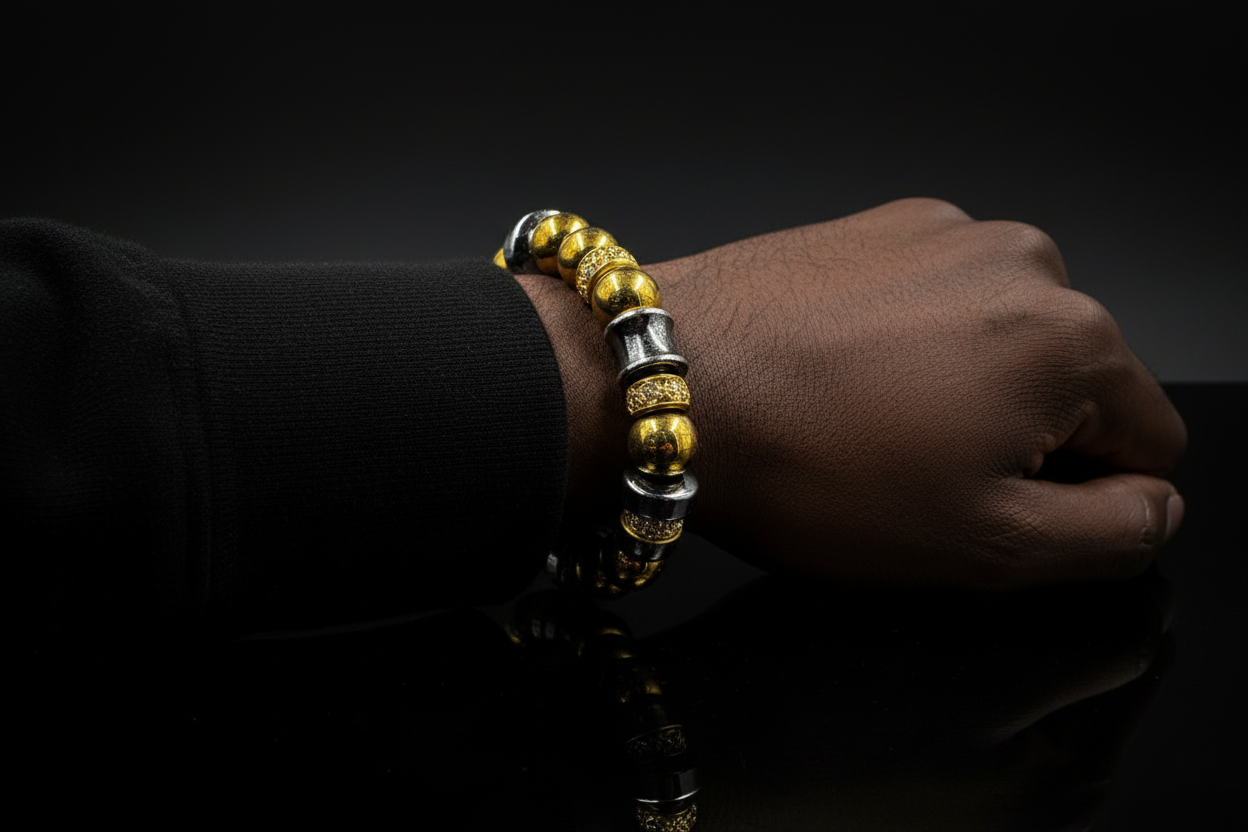 Hematite bracelet, business shine