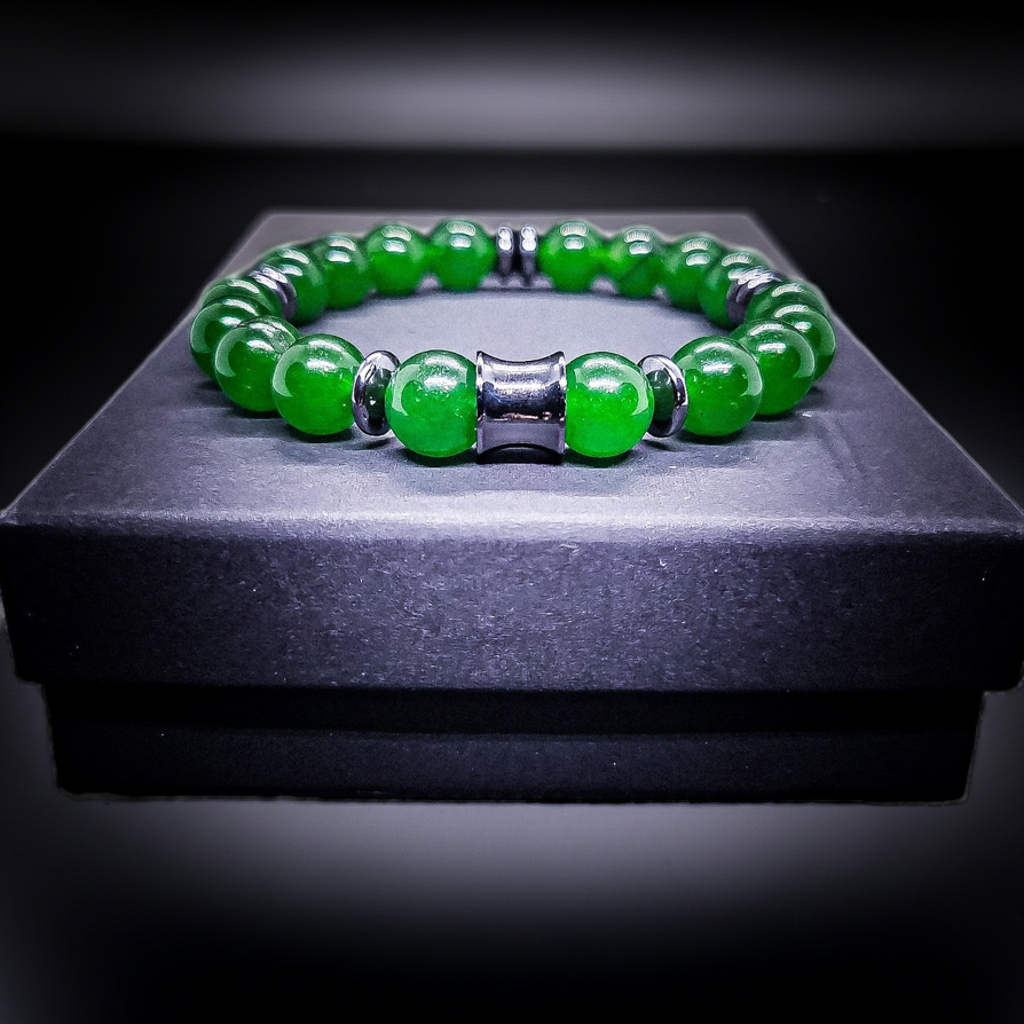 Men's 10mm Chrysocolla Stretch Bracelet