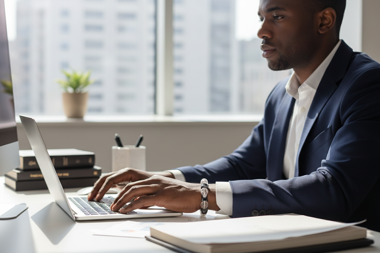 12mm Clear Quartz Bracelet