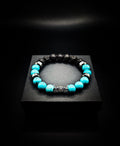 Men's/ Women's 10mm Turquoise stretch bracelet