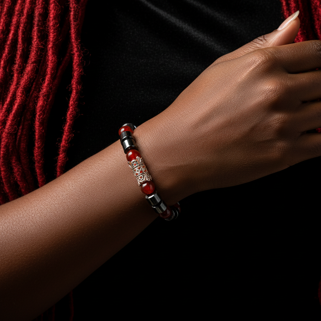Red Agate Spiritual Bracelet