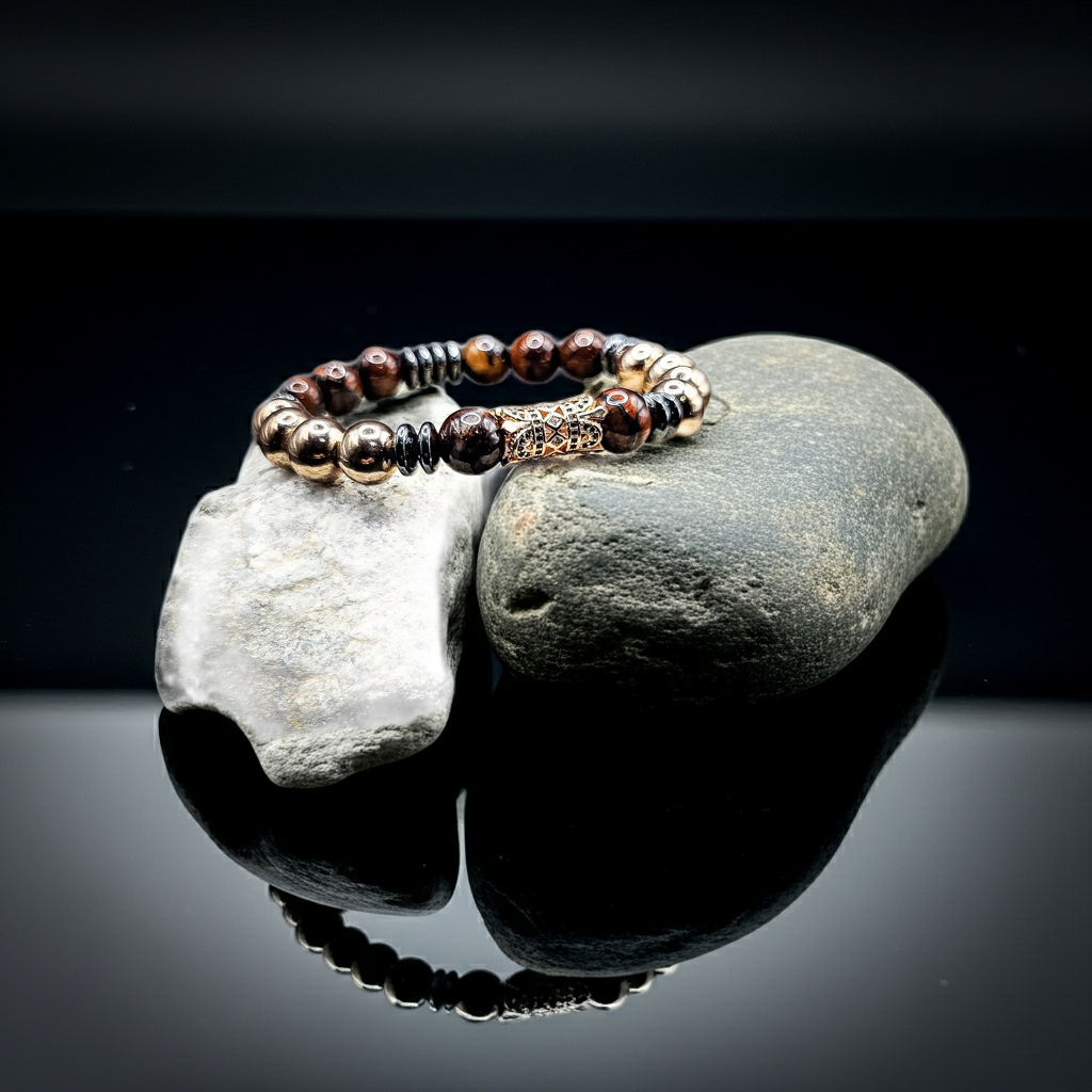 10mm Tiger's Eye Hematite