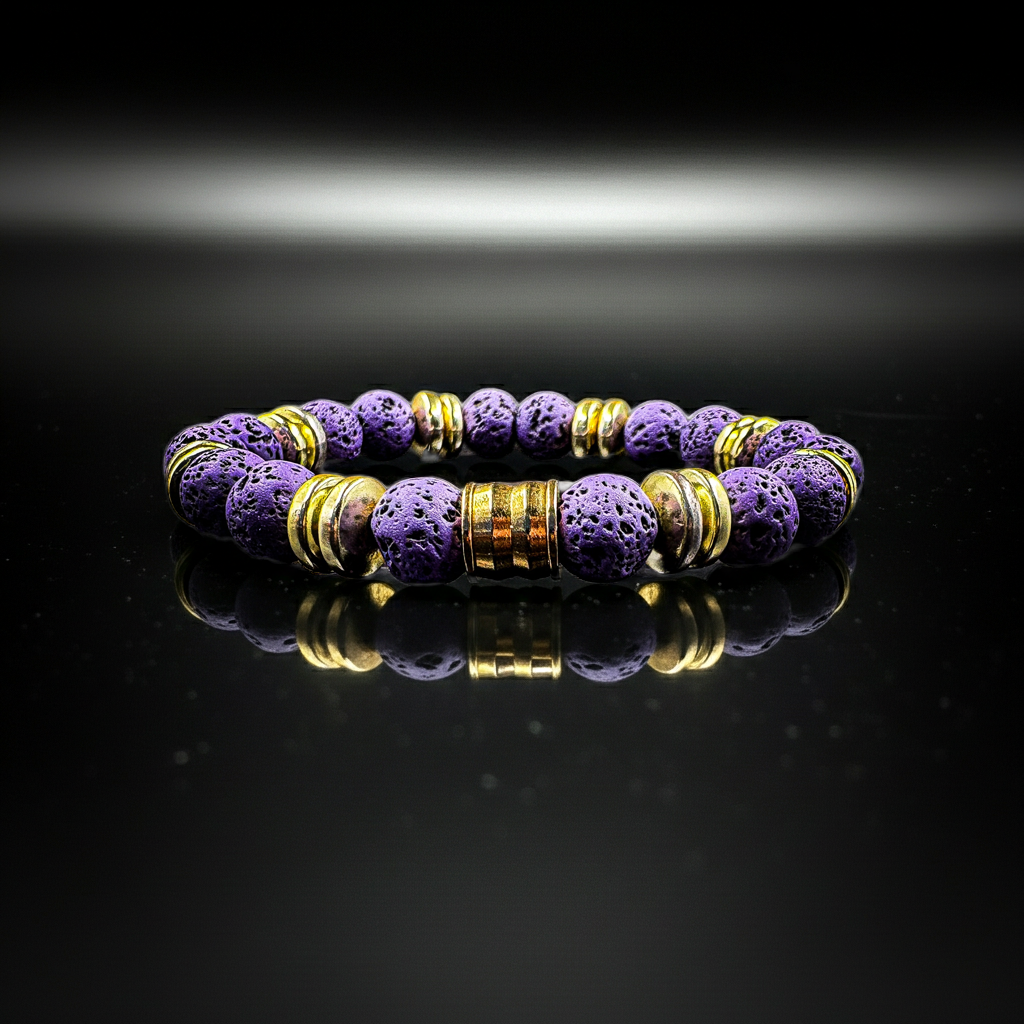 Volcanic Rock Stretch Bracelet