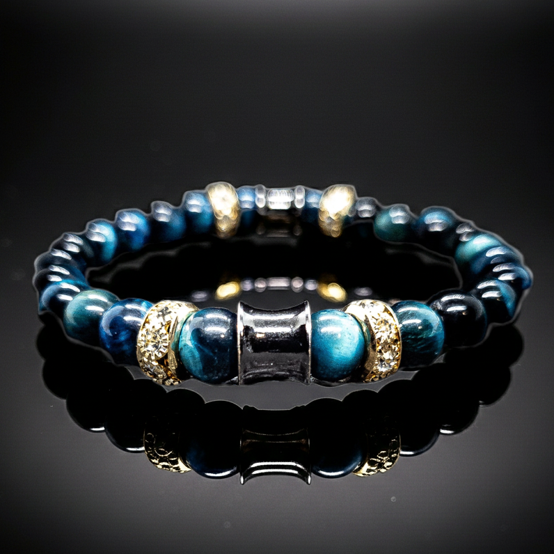 8mm colored Tiger Eye Stretch Bracelet